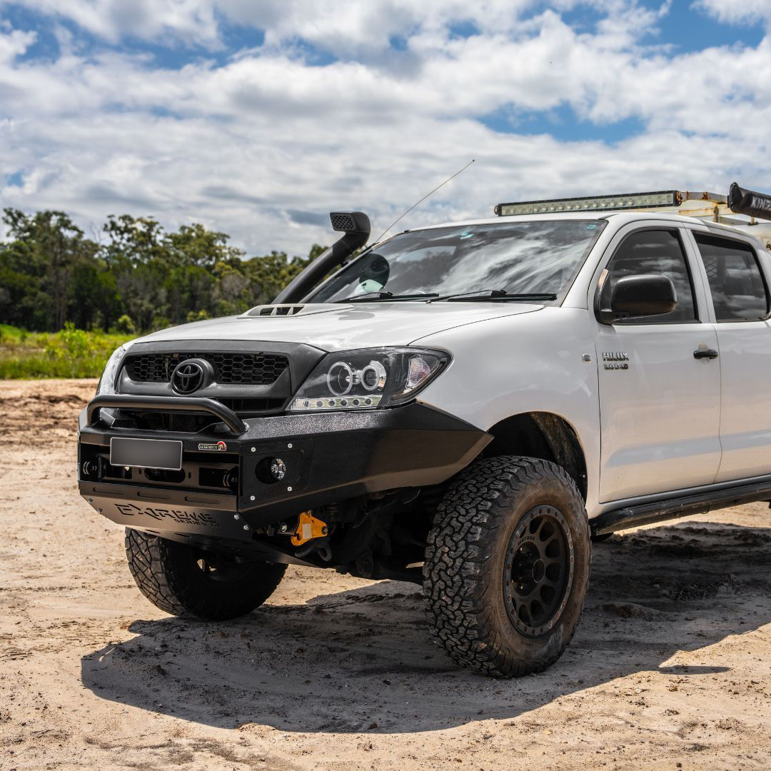 Toyota Hilux Bull Bar 3L N70 2005-2010 (Single Hoop Black)